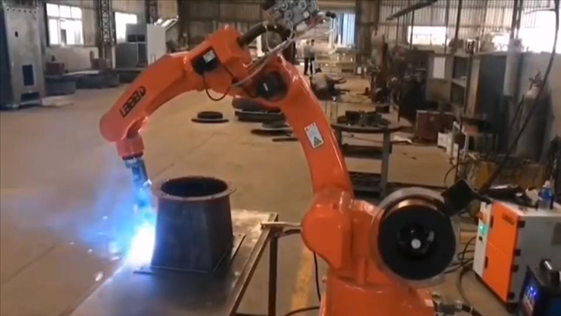 尔必地中空焊接机器人焊接应用案例视频